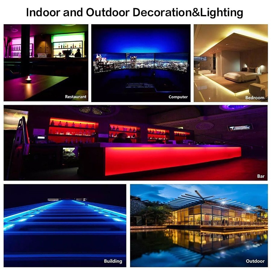 5m Bundle / Remote / Premium LED Strip Light / Waterproof LED Warehouse
